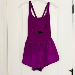Free People Righteous Runsie by FP Movement Vivid Violet